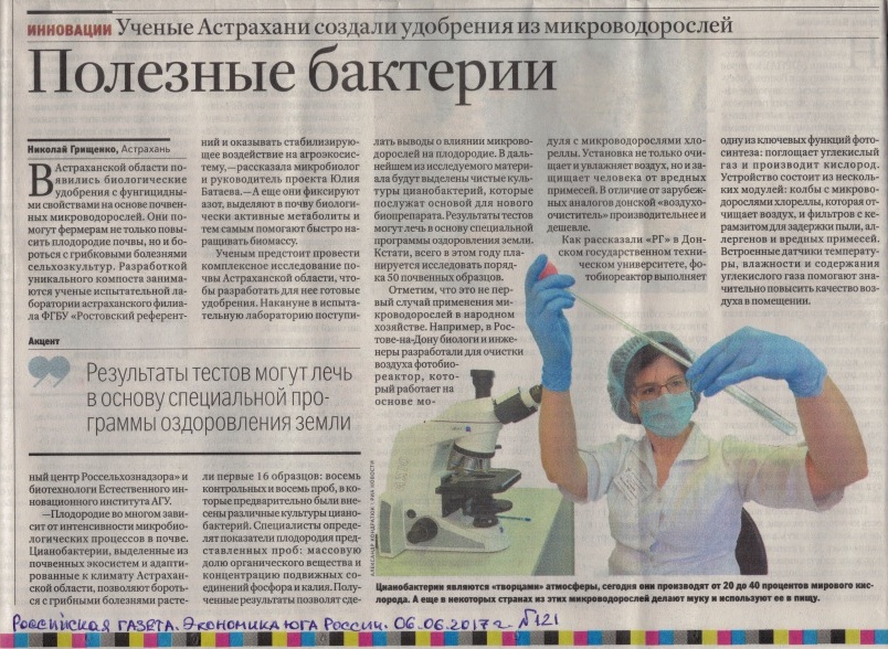 Полезные бактерии Российская газета