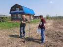 Специалистами Волгоградского филиала на лесопилке осуществлен отбор проб почвы для проведения лабораторных исследований